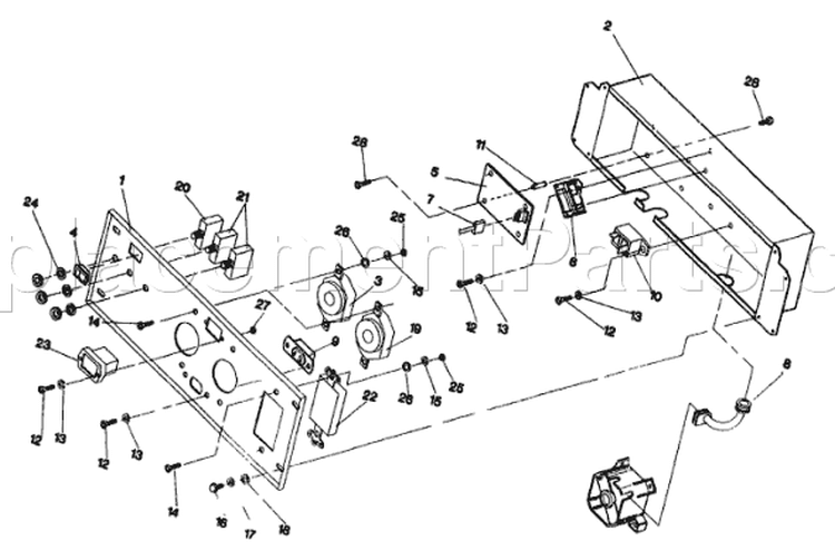 Page A Diagram and Parts List for 9586-0  Briggs and Stratton Generator